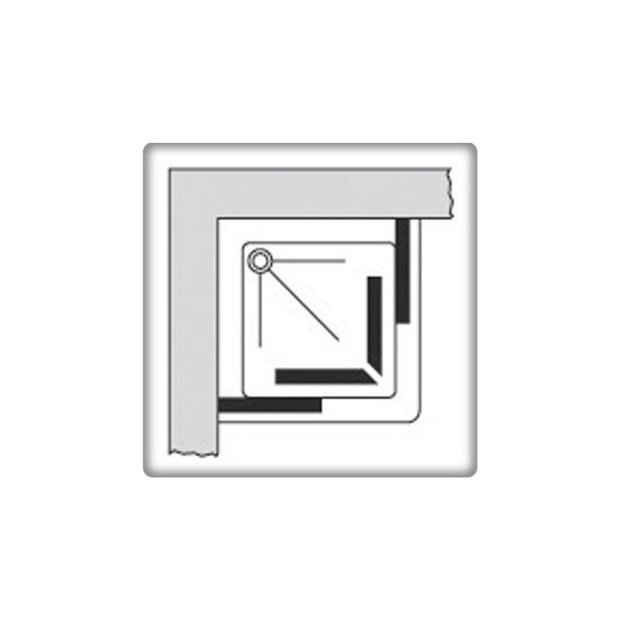 Parois douche Accès d'angle ALTERNA