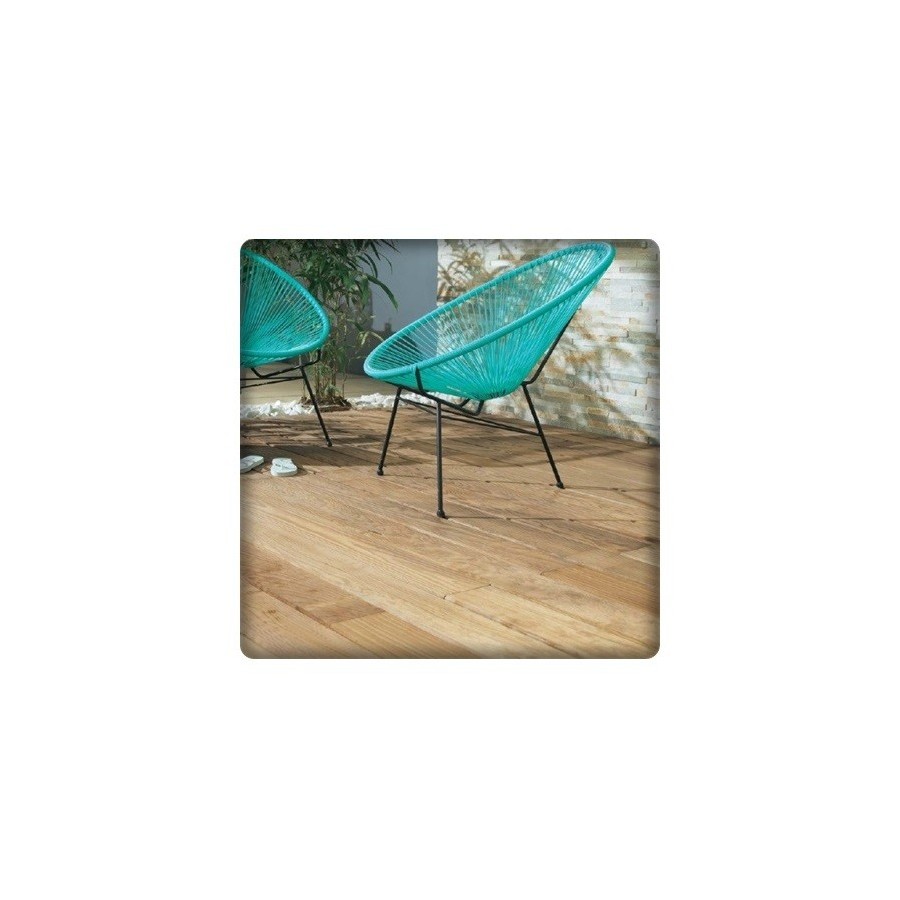 Terrasse en bois résineux