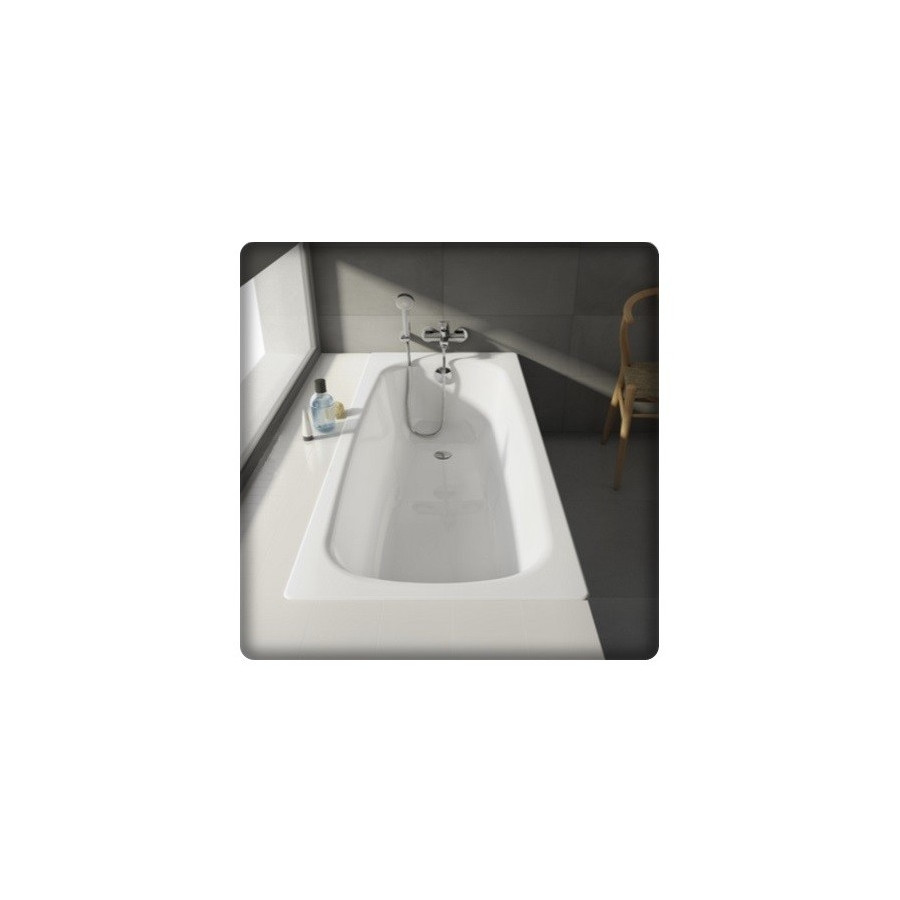 Baignoire rectangulaire en acier