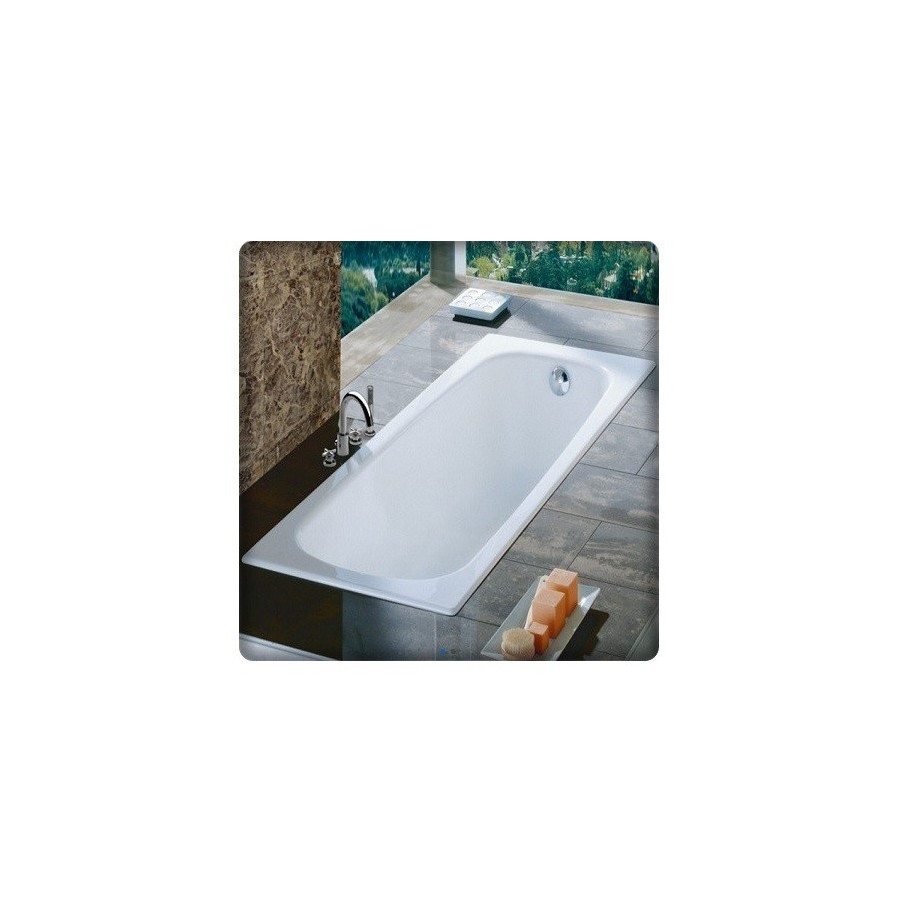 Baignoire rectangulaire en acier