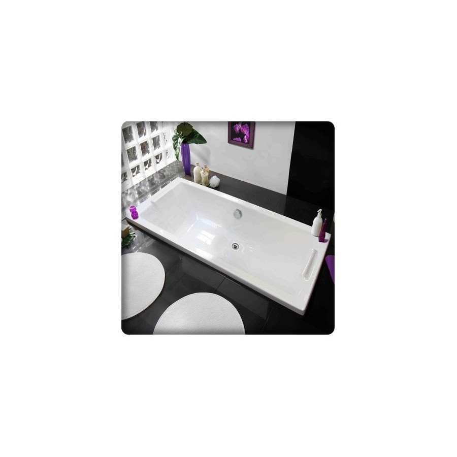 Baignoire rectangulaire à double dos