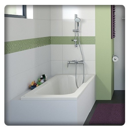 Habillage de baignoire en mélaminé blanc   