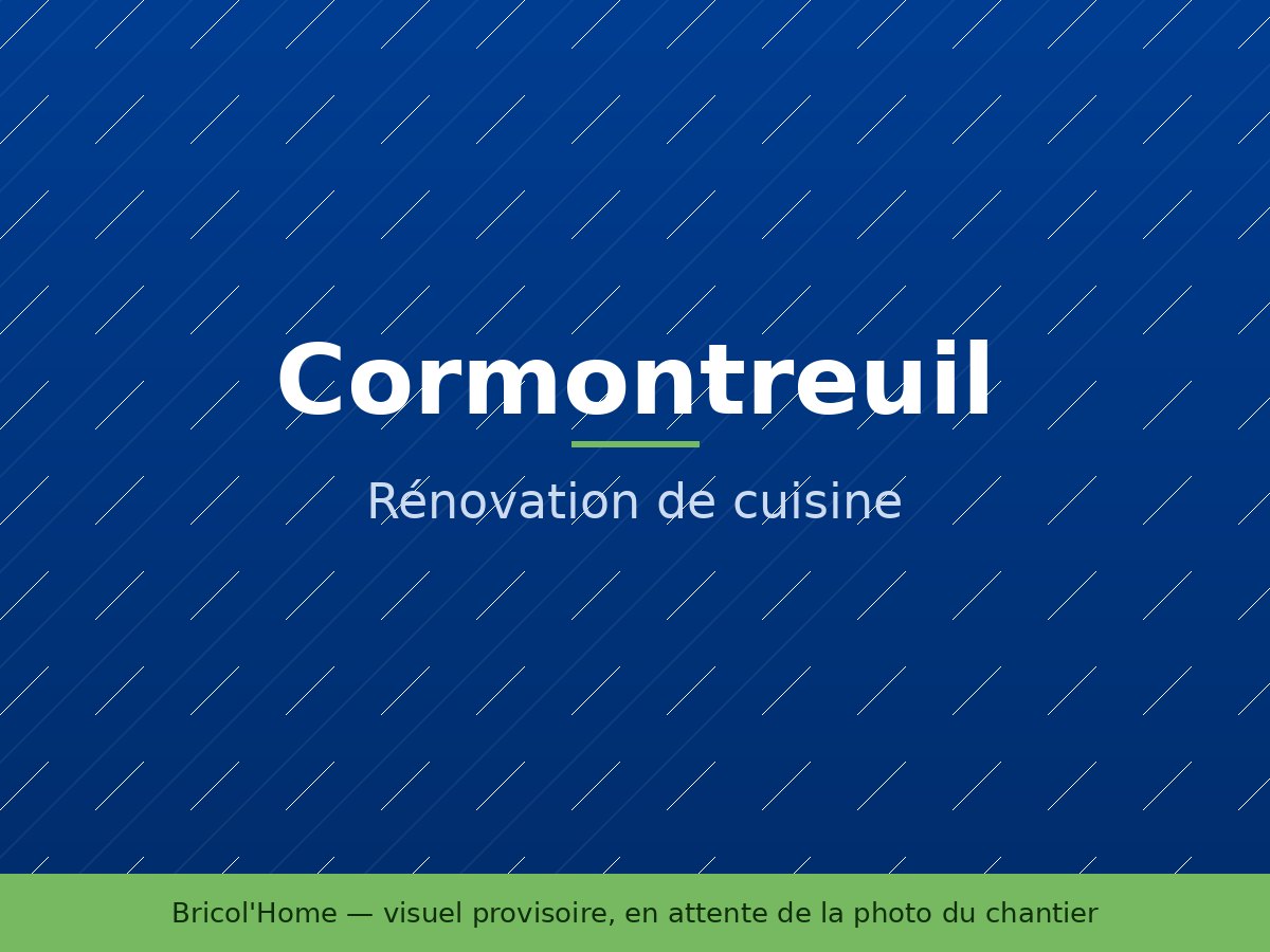 Réfection complète d'une cuisine à Cormontreuil