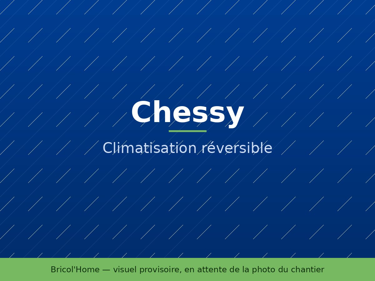 Climatisation réversible dans une maison de Chessy